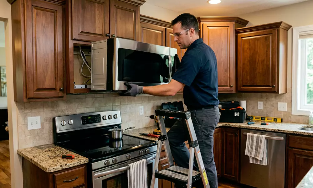 Microwave Installation in Castro Valley, CA