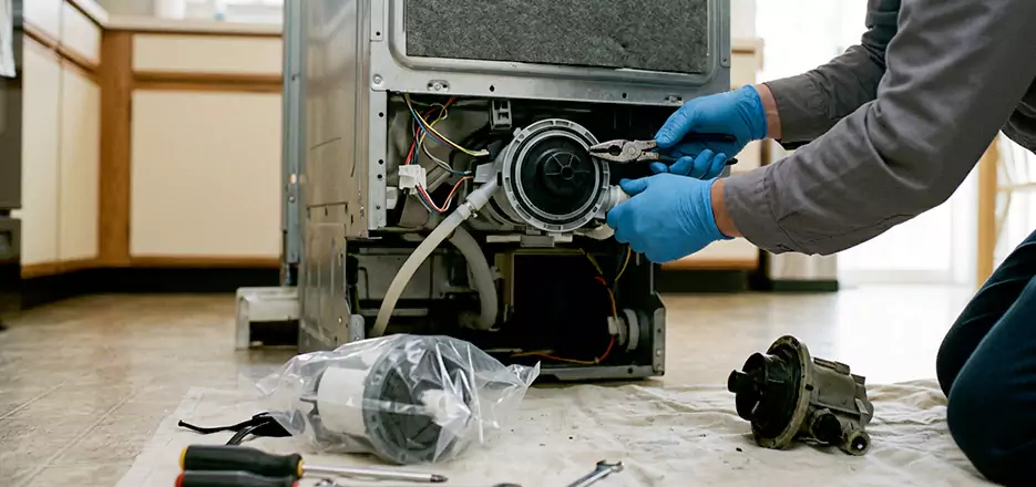 Dishwasher Motor Pump Replacement in Castro Valley